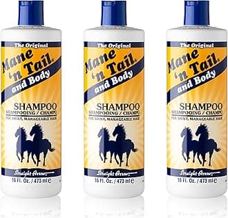 Mane 'n Tail Original Formula For Thicker Fuller Stronger Hair 16 oz (3 pack Shampoo)