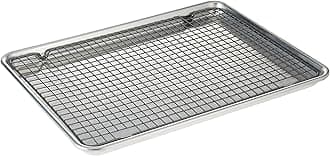 43172AMZM Half Sheet with Oven Safe Nonstick Grid, Aluminum, Natural