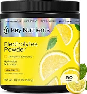 Electrolyte Powder, Lemonade Hydration Supplement,90 Servings