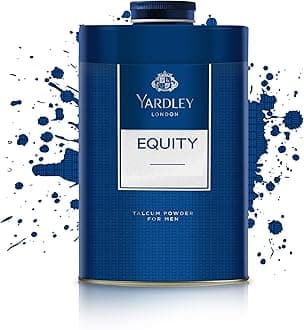 Yardley Equity Talcum Powder For Men - 250g | Double The Refreshing Masculinity With Equity Talc | Embrace Confident & Fresh Feeling
