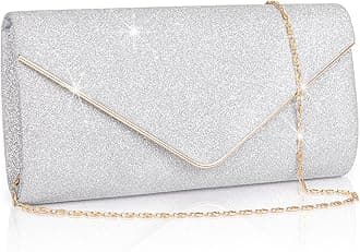 Clutch Purses for Women, Sparkling Envelope Evening Bag with Detachable Chain