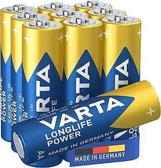 Longlife Power AA Mignon LR06 Alkaline Battery (10-pack) - Made in Germany - ideal for toys, torches, controllers and other battery-powered devices