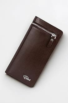 Faux Leather Women Wallet (Brown)