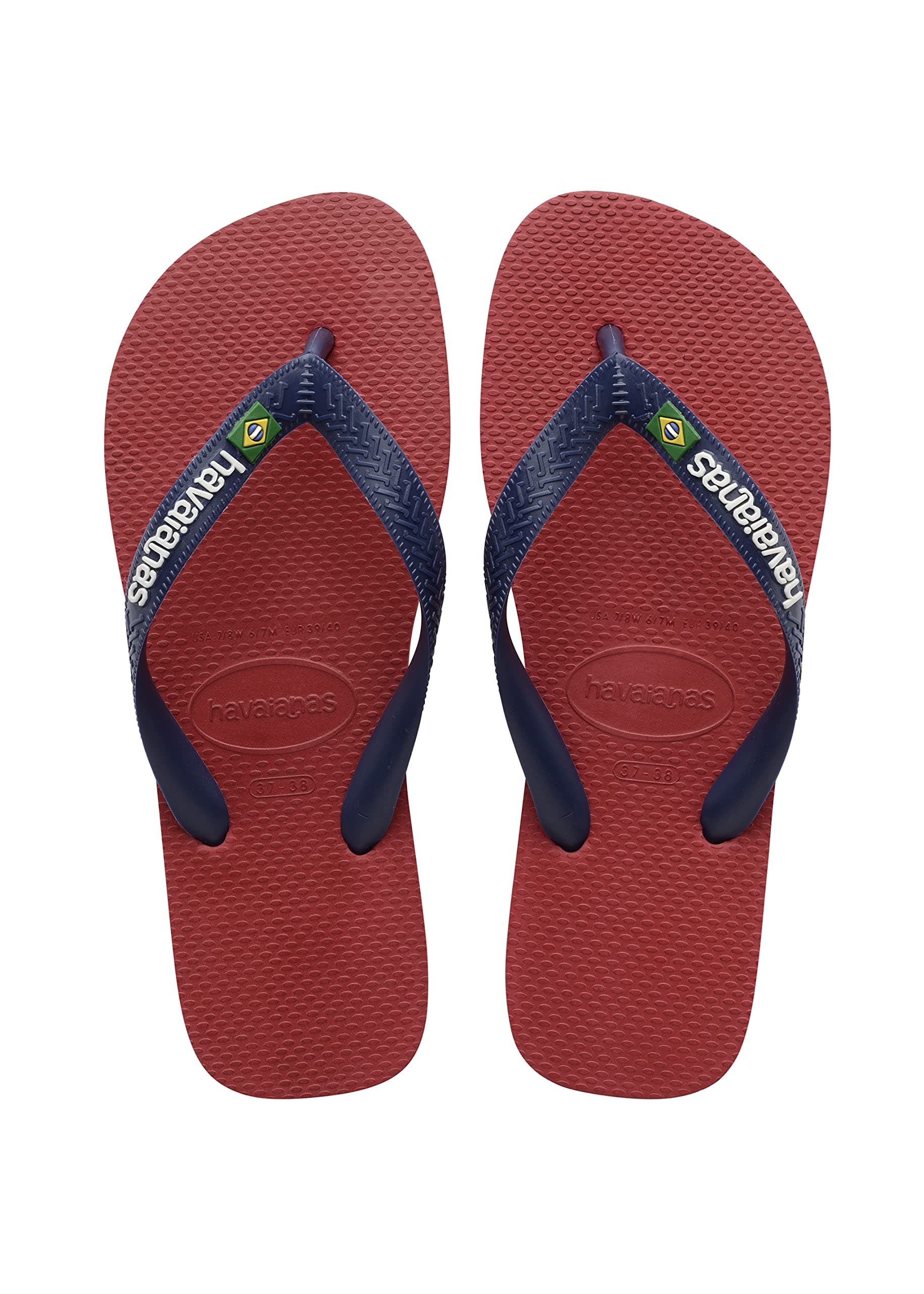 unisex-adult Brasil Logo Pop Flip-Flops