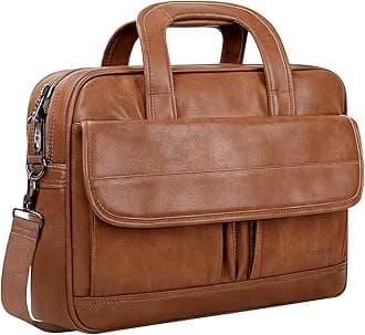 Laptop Bag, Water Resistant Business Briefcase with Strap for Men Women