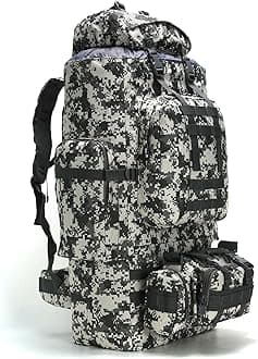 King'sGuard 100L Camping Hiking Backpack Molle Rucksack Military Camping Backpacking Daypack