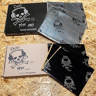 Vandalised- DeadMat - Sound Proofing/Deadening Butyl & Foil Sheets – Car/Camper/Van/Caravan - Multi Options (Pro 2.2mm, 40 sheets)