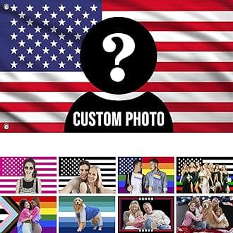 Custom Double Sided flag 3X5 FT - Design Print Your Own Logo/Photo/Picture/Text - Personalized Outdoor Pink Flags Banners - Customized Indoor outdoor decoration Gift 3x5 Foot