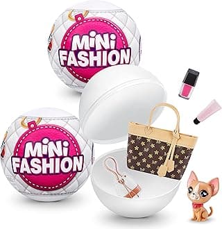 Mini Fashion Series 1 Real Fabric Fashion Bags And Accessories Capsule Collectible Toy (2 Pack)
