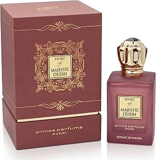 Prince Parfums Dubai - Majestic Oudh Extrait de Parfum - Unisex Luxury Fragrance - 3.4 oz - Long-Lasting Signature Scent - Sophisticated, Rich Oudh with Amber, Vanilla, and Musk