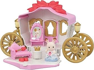 Calico CrittersRoyal Carriage Set, Dollhouse Playset & Vehicle with Doll and Accessories Included