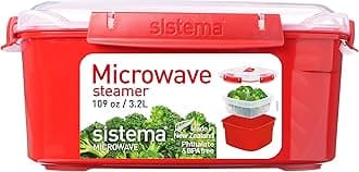 Microwave Collection Steamer Large Red 1103