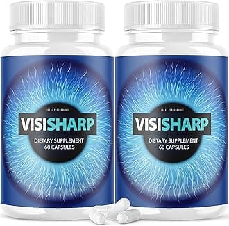 (2 Pack) Visisharp Advanced Eye Health Formula for Eyes Pills Visi Sharp Supplement (120 Capsules)