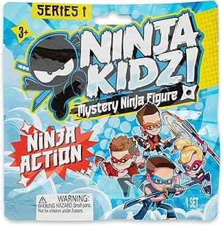 Ninja Kidz Mystery Ninja Figures Mystery Set with 9 characters to collect, Officially Licensed Merch