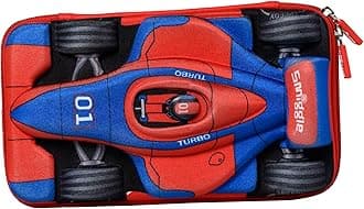 Toys Uncle Plastic SMIGGLE Hardtop Pencil Case/Pouch For Kids (Racing CAR), Pink