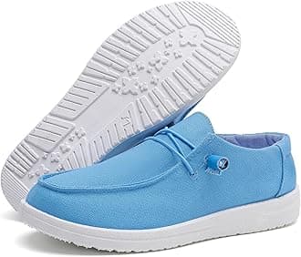 betyswear Womens Loafers Women Shoes Casual Slip-On Canvas Shoes Breathable Lightweight Boat Shoes for Women