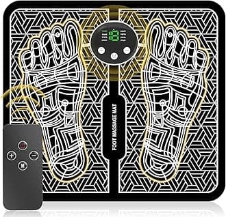 Transcutaneous Electronic Nerve Stimulator, EMS Foot Massager for Muscle Relaxation, LCD Display Screen,Back & Legs Massager