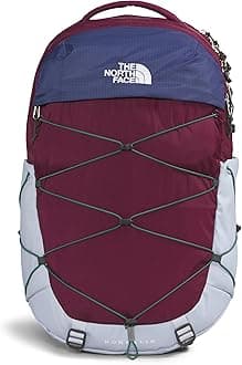 THE NORTH FACE Women's Borealis Commuter Laptop Backpack, Boysenberry/Dusty Periwinkle/Cave Blue, One Size
