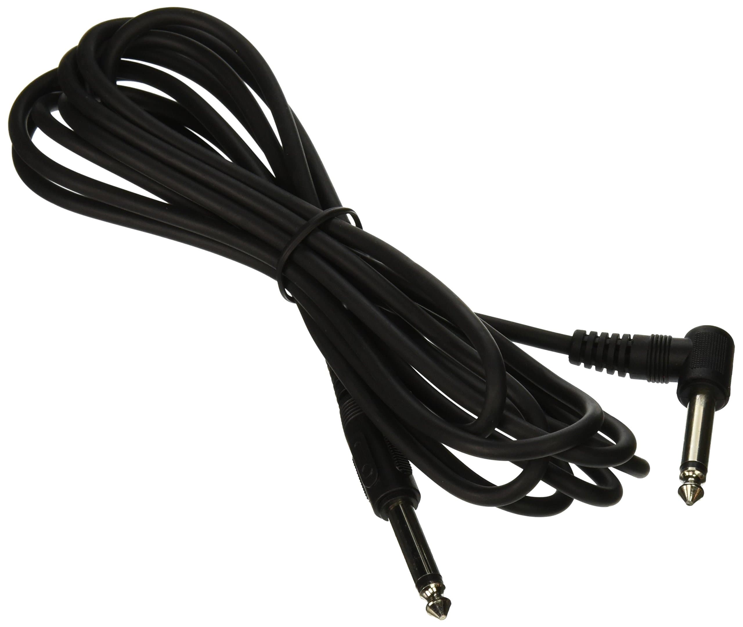 10' Molded End Straight to Right Angle Bulk Instrument Cable, 1/4 Inch Male, (SC10BULK)