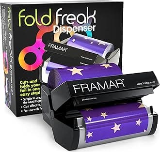 Framar Fold Freak Foil Dispenser for Aluminum Foil, Hair Color Foils - Cuts and Folds Hair Foils For Highlighting