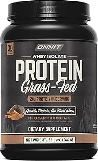 Grass Fed Whey Isolate Protein - Mexican Chocolate (30 Servings)