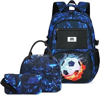 Bluboon School Backpack for Boys Teens Bookbag Travel Daypack Kids Girls Lunch Bag Pencil Case