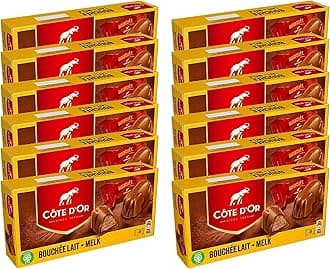 Cote Dor Milk Bouchee filled with creamy Praline, Chocolate gift for any chocolate lover