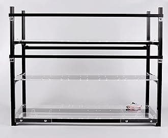 14 GPU Open Air Mining Case Rig Aluminum Stackable Computer ETH Frame Miner Rack Unassembled (Only Frame and Fan Brackets Included)