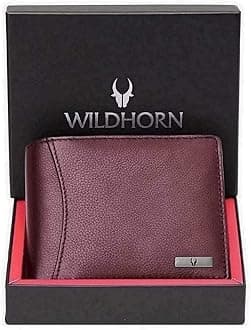 WildHorn unisex-adult Leather Wallet for Men Bi-Fold Wallet