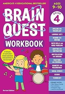 Brain Quest Workbook: 4th Grade Revised Edition
