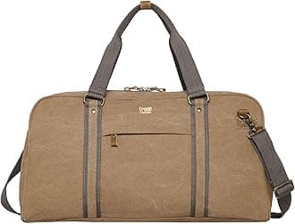 TRP0389 Classic Canvas Travel Duffel Bag, Large Holdall