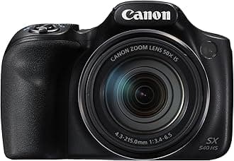 Canon SX540 HS PowerShot Camera - Black (Renewed)