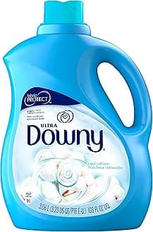 Ultra Laundry Fabric Softener Liquid, Cool Cotton Scent, 103 Fl Oz, 120 Total Loads, Packaging May Vary