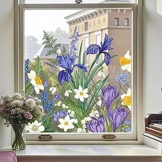 Window Film Privacy Film for Glass Windows and Doors (Butterfly, 44X200CM with tool)