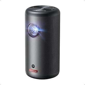 NEBULA Capsule 3 GTV Portable Mini Projector, Netflix Officially Licensed, 1080P Smart Projector with Wi-Fi, 2.5 hrs Battery, 120-Inch Display, Dolby Digital, for Any Space