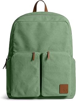 Field Backpack | Casual Laptop Bag with Luggage Sleeve | Unisex Travel Backpack | Made of Durable Canvas Material | Zippered Compartments with Pockets