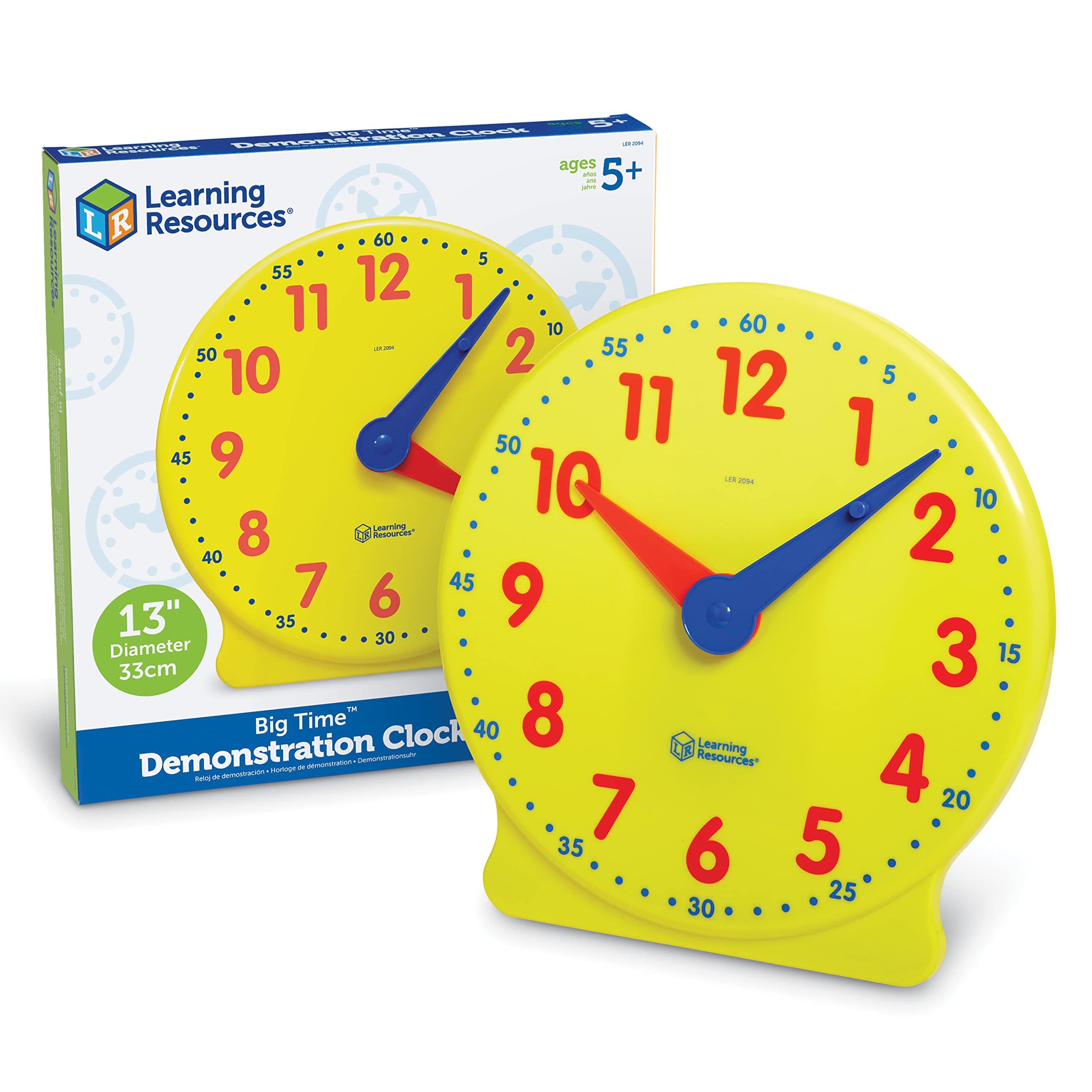 Learning Resources Big Time Learning Clock (12 Hr)