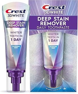 Crest 3DWhite Brilliance Deep Stain Remover Dazzling Mint Toothpaste - 3.1oz