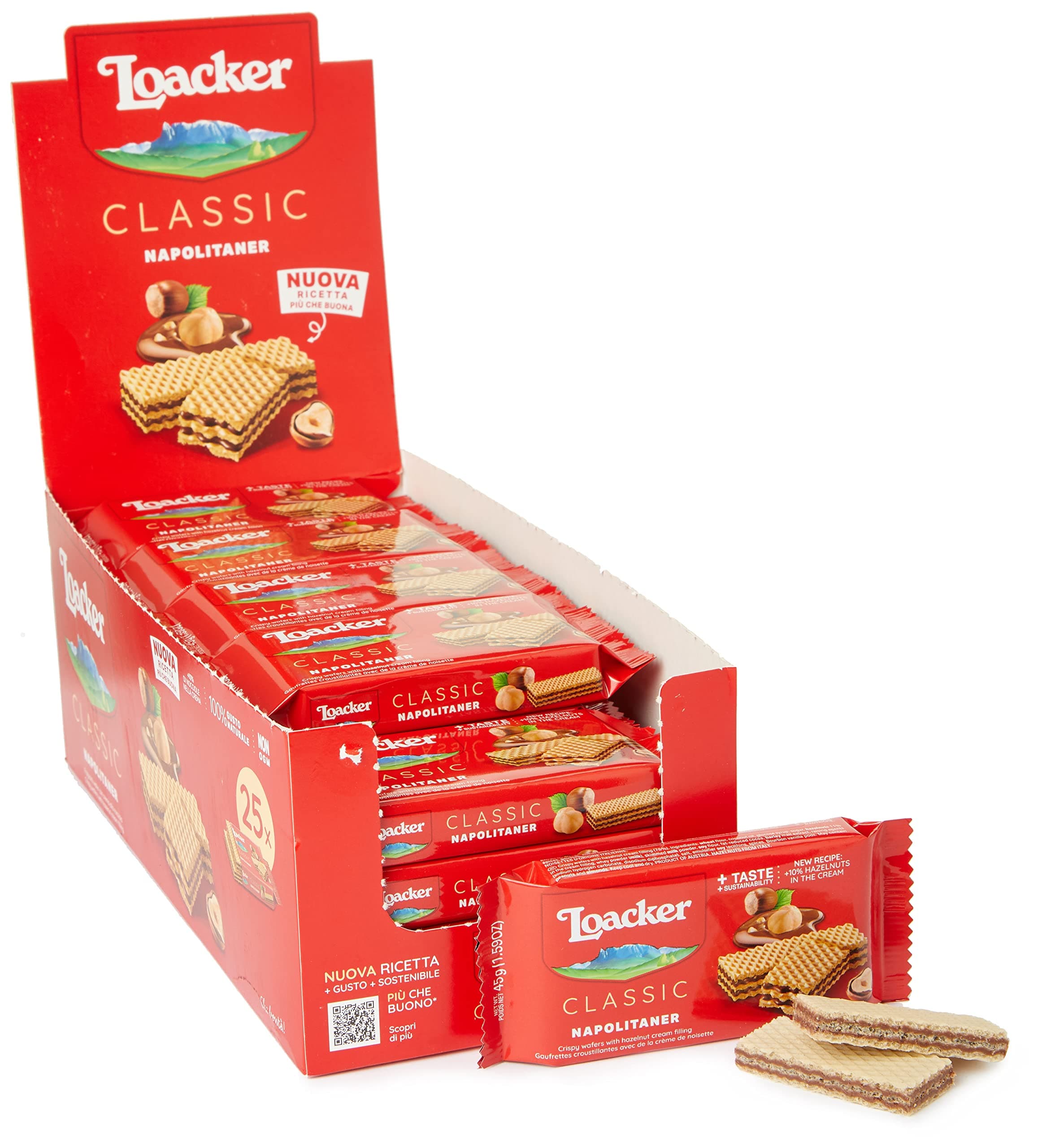 Loacker Napolitaner 45g x 25 Pieces