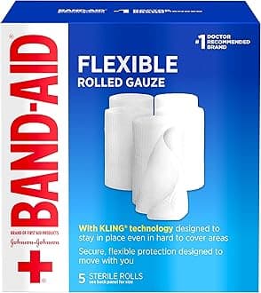 Band-aid First Aid Covers Kling Medium Rolled Gauze, 5 Count