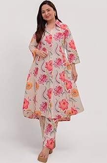 Co-ord Set For Women Stylish | Kurti Set For Woman | Short Kurti For Woman Latest | Anarkali Suit For Women's | Festive Ethnic Indian Traditional Outfit for Functions & Puja