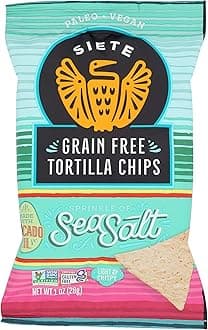 Siete Sea Salt Tortilla Chips, 1 oz