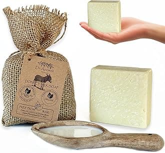Dr.Ancient Donkey Milk Soap Bar Organic Natural Traditional Handmade Antique - Anti Ageing Skin Lightener, Moisturizer - Absolutely No Chemicals! Pure Natural Soaps!