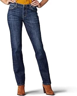 Lee Damen Jeans Petite Jeans mit Geradem Bein, Entspannte Passform
