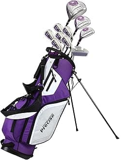 PRECISE Top Line Ladies Purple Left Handed M5 Golf Club Set