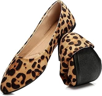 HEAWISH Women’s Black Flats Shoes Comfortable Suede Pointed Toe Slip On Casual Ballet Flats Dress Shoes Nude Flats