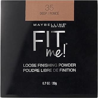 Fit Me Loose Setting Powder, Face Powder Makeup & Finishing Powder, Deep, 1 Count
