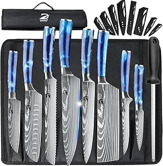 Chef Knife Sets with Roll Bag