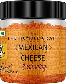 The Humble Craft Mexican Cheese Popcorn Seasoning Powder, Cheese Powder for Popcorn Masala, Authentic Movie Theater Taste - 100g