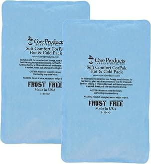 Core Products Soft Comfort CorPak, No Frost Hot and Cold Therapy Pack - 6" x 10", Made in The USA- 2 Pack